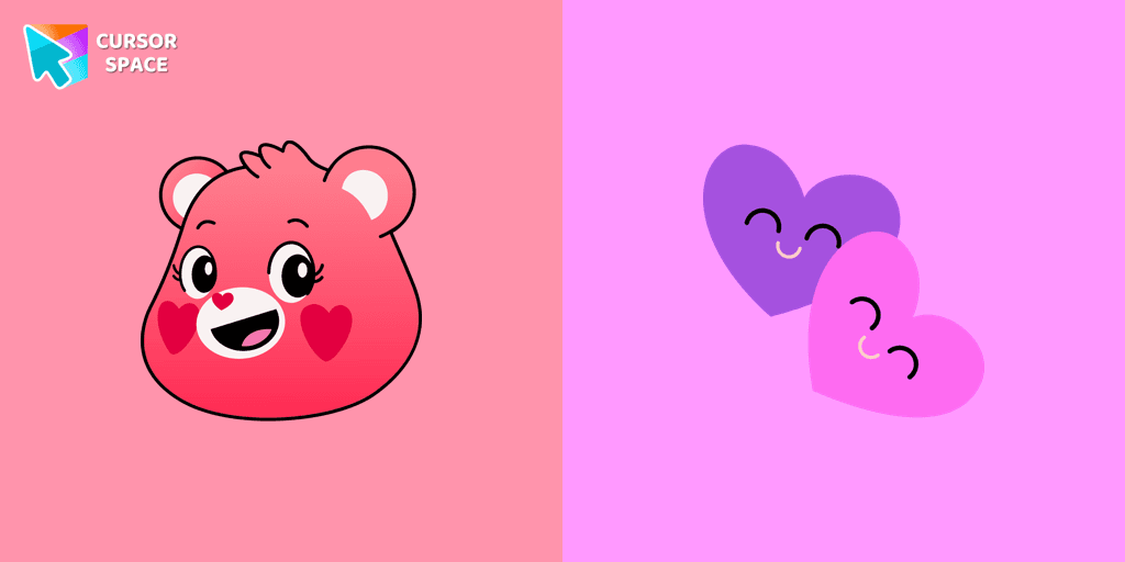 Always There Bear cursor pack