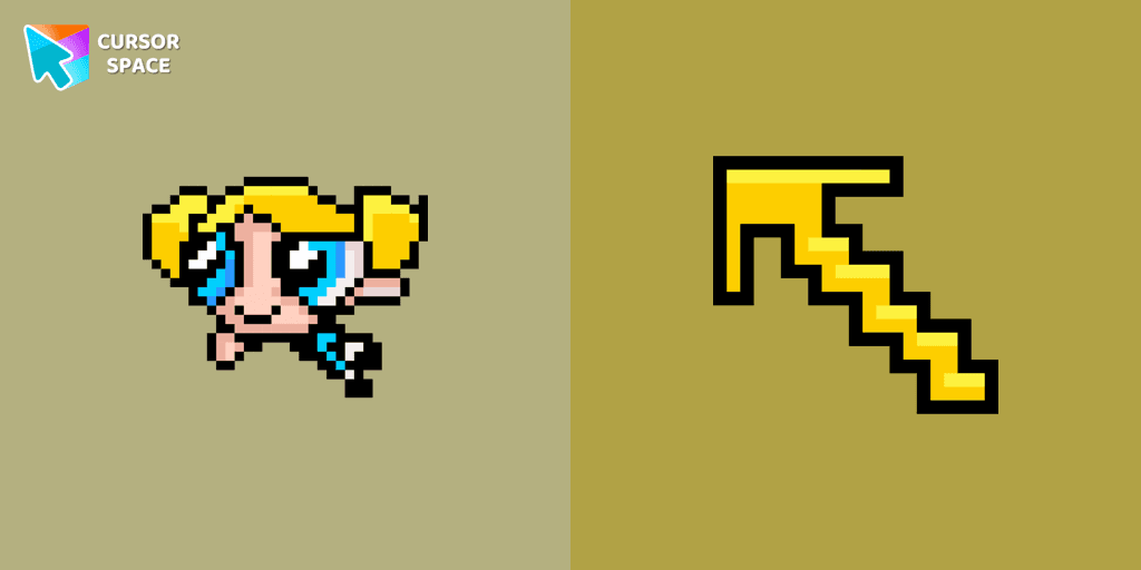 Bubbles Pixel cursor pack