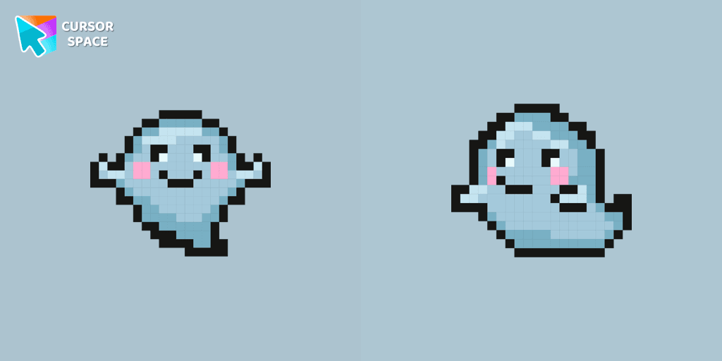 Ghost Pixel cursor pack