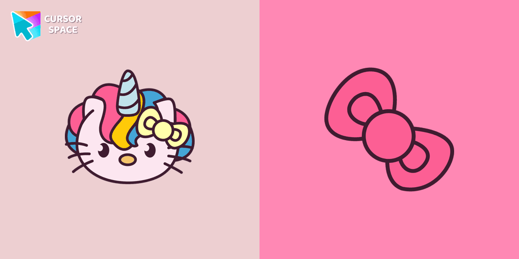 Hello Kitty Unicorn cursor pack