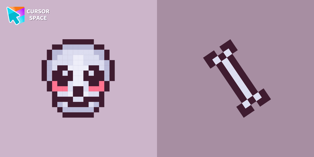 Scull Pixel cursor pack