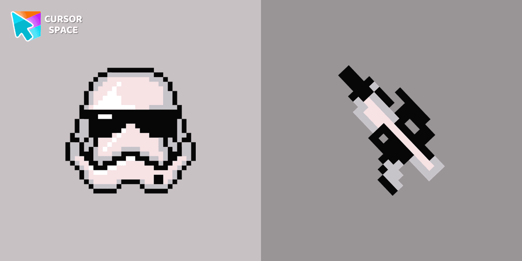 Stormtrooper Pixel cursor pack