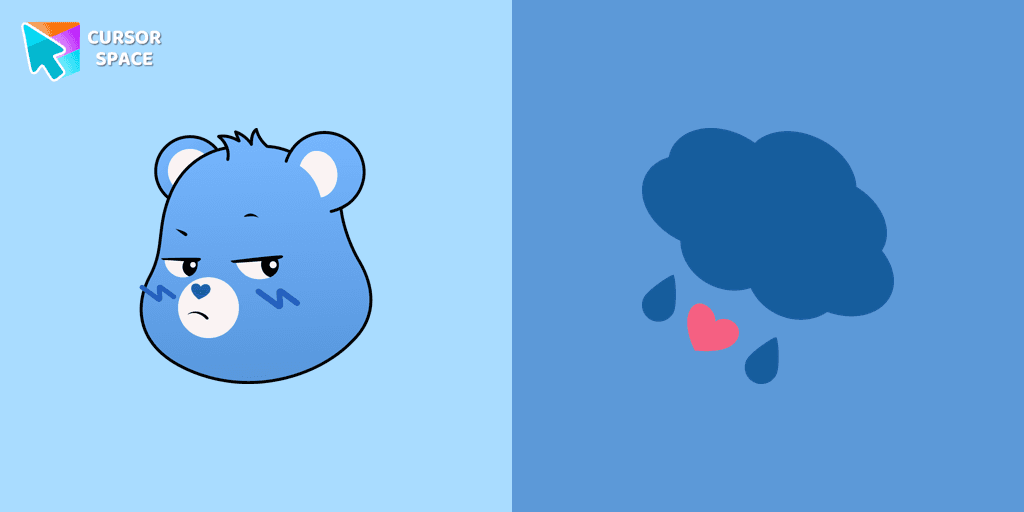 Grumpy Bear cursor cursor pack